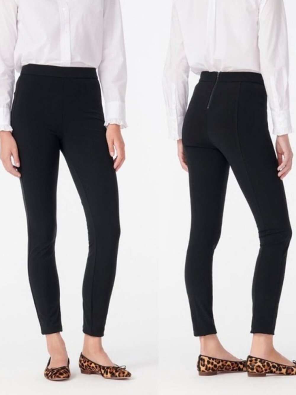 J Crew Black Pixie Pants EUC - Women's Size M